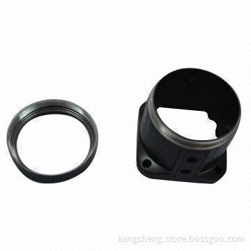 Die-cast NC lathed security camera holder, surface is painted, colors are optional, ADC12, ADC3